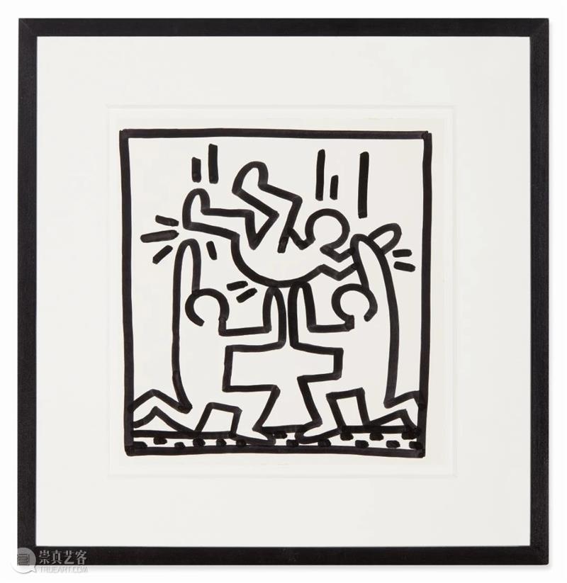 1982:涂鸦大师凯斯 · 哈林声名鹊起时 艺术财经 蘇富比 凯斯 哈林 大师 一段时间 成就 念头 脑子 Haring 绘画 系列 崇真艺客
